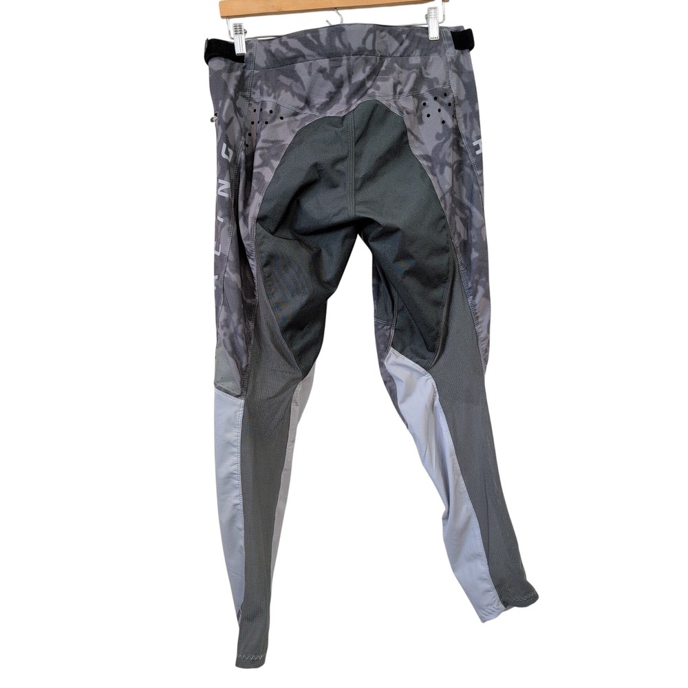 Fly Racing Radium Mens 32 Grey Camo BMX Downhill MTB Bicycle Pants Motocross - Picture 2 of 10
